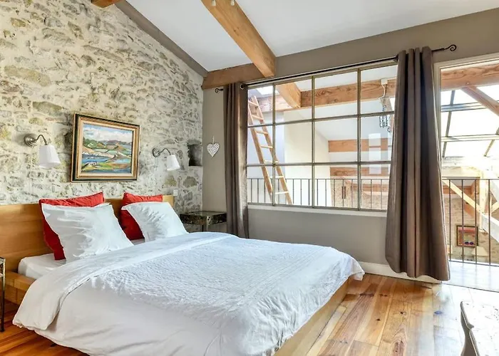 Loft Centre-ville Parking, Clim, Wifi Carcassonne